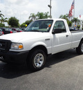 ford ranger 2007 white pickup truck xl gasoline 6 cylinders rear wheel drive automatic 33177