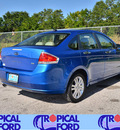 ford focus 2010 blue sedan sel gasoline 4 cylinders front wheel drive automatic 32837