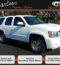 chevrolet tahoe 2007 white suv lt dvd flex fuel 8 cylinders 4 wheel drive automatic with overdrive 55448