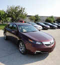 acura tl 2012 dk  red sedan tech awd gasoline 6 cylinders all whee drive automatic with overdrive 60462