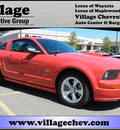 ford mustang 2007 red coupe gt gasoline 8 cylinders rear wheel drive not specified 55391