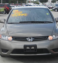 honda civic 2008 gray coupe lx gasoline 4 cylinders front wheel drive automatic 33884