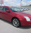 ford fusion 2008 red sedan v6 sel gasoline 6 cylinders front wheel drive automatic 62863