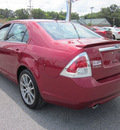 ford fusion 2008 red sedan v6 sel gasoline 6 cylinders front wheel drive automatic 62863