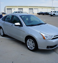 ford focus 2010 silver sedan sel gasoline 4 cylinders front wheel drive automatic with overdrive 76108