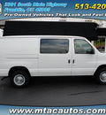 ford econoline cargo 2006 white van e250 8 cylinders rear wheel drive automatic 45005