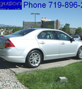 ford fusion 2010 brilliant silver sedan sel gasoline 4 cylinders front wheel drive automatic 80910