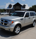 dodge nitro 2009 silver suv gasoline 6 cylinders 4 wheel drive automatic 76087