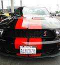 ford mustang 2007 blackred coupe shelby gt 500 gasoline 8 cylinders rear wheel drive 6 speed manual 98032