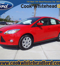 ford focus 2012 red hatchback se gasoline 4 cylinders front wheel drive automatic 32401