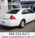 chevrolet impala 2006 white sedan flex fuel 6 cylinders front wheel drive automatic 98674