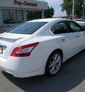 nissan maxima 2009 white sedan gasoline 6 cylinders front wheel drive not specified 46219