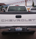 chevrolet silverado 2500 2000 white pickup truck gasoline v8 4 wheel drive automatic 98674
