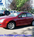 ford fusion 2008 redfire sedan i4 gasoline 4 cylinders front wheel drive automatic 80910