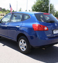 nissan rogue 2010 blue wagon s gasoline 4 cylinders automatic 80126