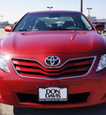 toyota camry 2011 red sedan le gasoline 4 cylinders front wheel drive automatic 76018