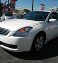 nissan altima 2008 white sedan 2 5 gasoline 4 cylinders front wheel drive automatic 92882