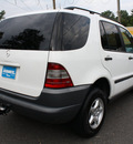 mercedes benz m class 1998 white suv ml320 gasoline 6 cylinders all whee drive automatic 07702