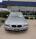 bmw 530i 2004 gray sedan gasoline 6 cylinders rear wheel drive automatic with overdrive 60462