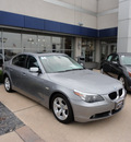 bmw 530i 2004 gray sedan gasoline 6 cylinders rear wheel drive automatic with overdrive 60462