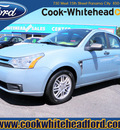 ford focus 2008 lt  blue sedan se gasoline 4 cylinders front wheel drive automatic 32401