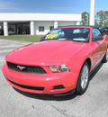 ford mustang 2010 red v6 gasoline 6 cylinders rear wheel drive automatic 32783