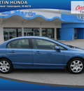 honda civic 2010 blue sedan lx gasoline 4 cylinders front wheel drive automatic 46219