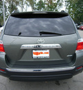 toyota highlander 2011 green suv gasoline 6 cylinders all whee drive automatic 46219