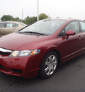 honda civic 2010 tango red pearl sedan lx gasoline 4 cylinders front wheel drive 5 speed automatic 44410