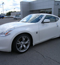 nissan 370z 2011 white coupe gasoline 6 cylinders rear wheel drive 6 speed manual 46219