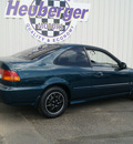honda civic 1996 green coupe ex 4 cylinders automatic 80905