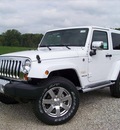 jeep wrangler 2012 white suv sahara gasoline 6 cylinders 4 wheel drive not specified 44024