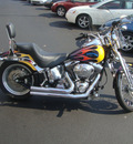 harley davidson fxsts 2006 yellow springer softail 2 cylinders 5 speed 45342