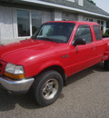 ford ranger 1999 red pickup truck xlt sprcb 4wd gasoline v6 4 wheel drive automatic 55016