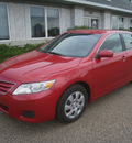 toyota camry 2011 red sedan le warranty gasoline 4 cylinders front wheel drive automatic 55016