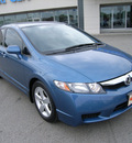 honda civic 2009 blue sedan lxs gasoline 4 cylinders front wheel drive automatic 46219