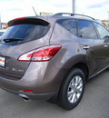 nissan murano 2011 lt  brown suv gasoline 6 cylinders all whee drive automatic 46219