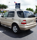 mercedes benz m class 2003 gold suv ml350 gasoline 6 cylinders all whee drive automatic 33021