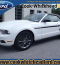 ford mustang 2012 white v6 premium gasoline 6 cylinders rear wheel drive 6 speed manual 32401