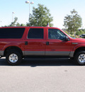 ford excursion 2005 red suv xlt gasoline 10 cylinders 4 wheel drive automatic 80126