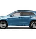 mitsubishi outlander sport 2011 lt  blue wagon se gasoline 4 cylinders front wheel drive automatic 44060