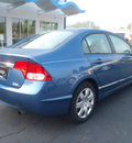 honda civic 2010 blue sedan lx gasoline 4 cylinders front wheel drive automatic 44410