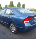honda civic 2010 blue sedan lx gasoline 4 cylinders front wheel drive automatic 44410