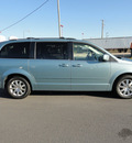 chrysler town and country 2008 lt blue van touring gasoline 6 cylinders front wheel drive 6 speed automatic 60915