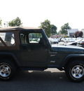 jeep wrangler 2002 green suv sport gasoline 6 cylinders 4 wheel drive automatic 07702