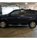 acura mdx 2003 dk  blue suv touring w res w navi gasoline 6 cylinders sohc all whee drive automatic 07044