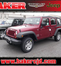 jeep wrangler unlimited 2011 red suv sport gasoline 6 cylinders 4 wheel drive 6 speed manual 08844