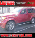 dodge nitro 2010 dk  red suv gasoline 6 cylinders 4 wheel drive automatic with overdrive 08844