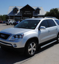 gmc acadia 2009 silver suv slt gasoline 6 cylinders front wheel drive automatic 76087