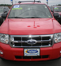 ford escape 2009 red suv xlt gasoline 6 cylinders 4 wheel drive automatic 13502